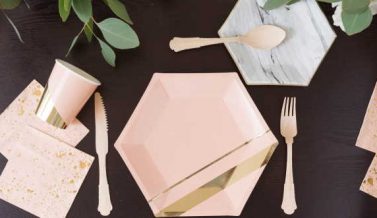 Will paper plates and napkins be good for weddings?